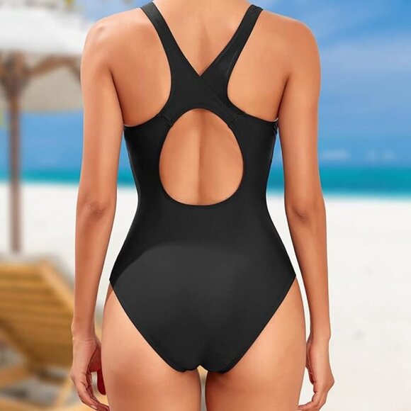Women Athletic One Piece Swimsuits Sporty - Picture 4 of 6